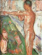 Edvard Munch Bather painting